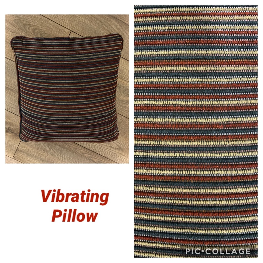 Multi-Coloured Vibrating Accent Pillow